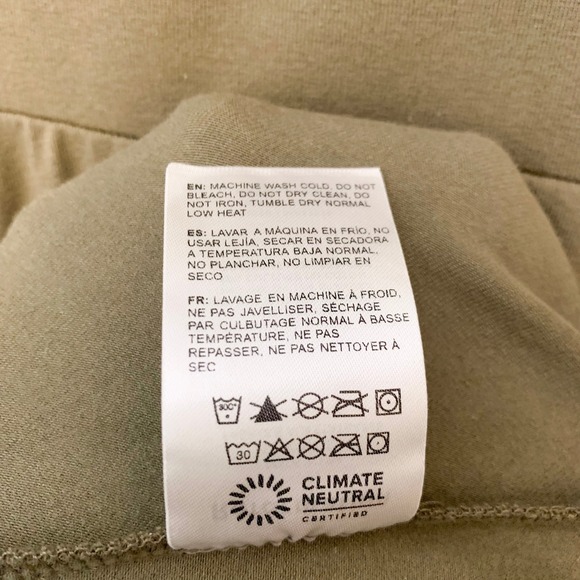 Reformation Wiley Poppyseed Olive Fit Flare Dress Small - Picture 7 of 13